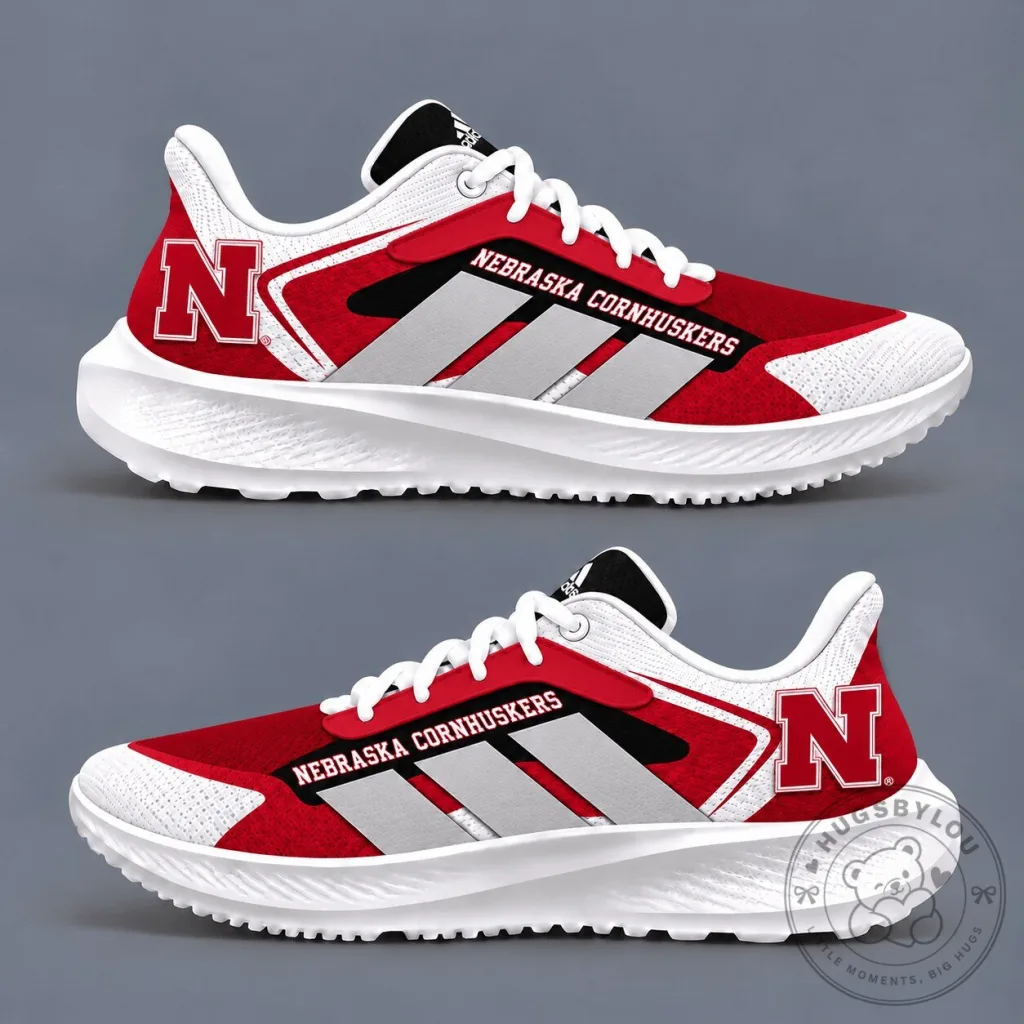 Nebraska Cornhuskers Go Big Red Victory Game Day Running Shoes 42 Nebraska Cornhuskers Go Big Red Victory Game Day Running Shoes