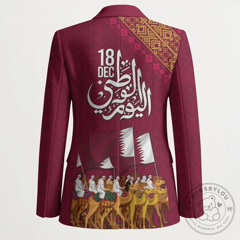 Qatar National Day Celebration Arabian Peninsula Camel Parade Blazer Jacket 11 Qatar National Day Celebration Arabian Peninsula Camel Parade Blazer Jacket
