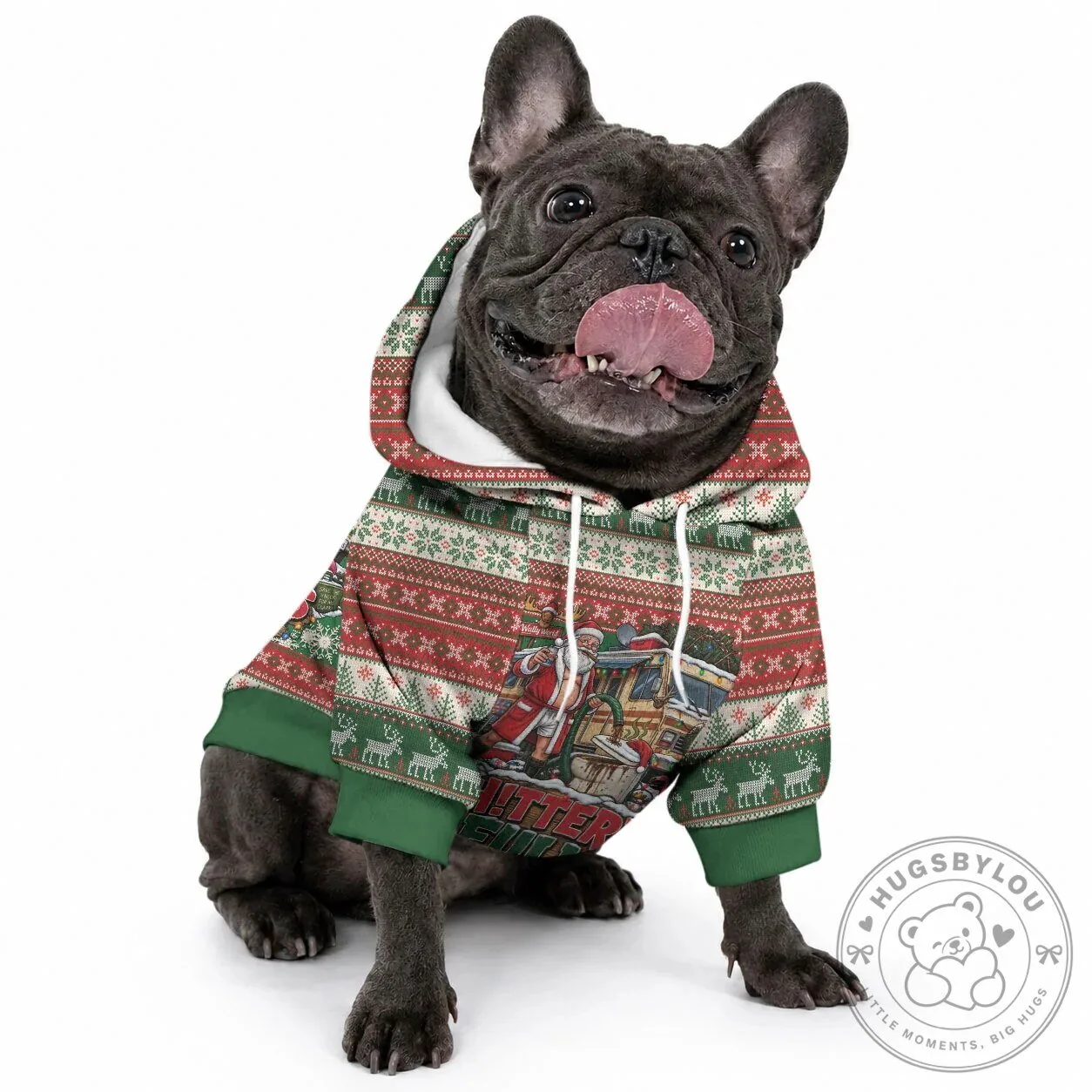 Christmas Vacation Shitter Was Full Ugly Sweater Pet Dog Hoodie