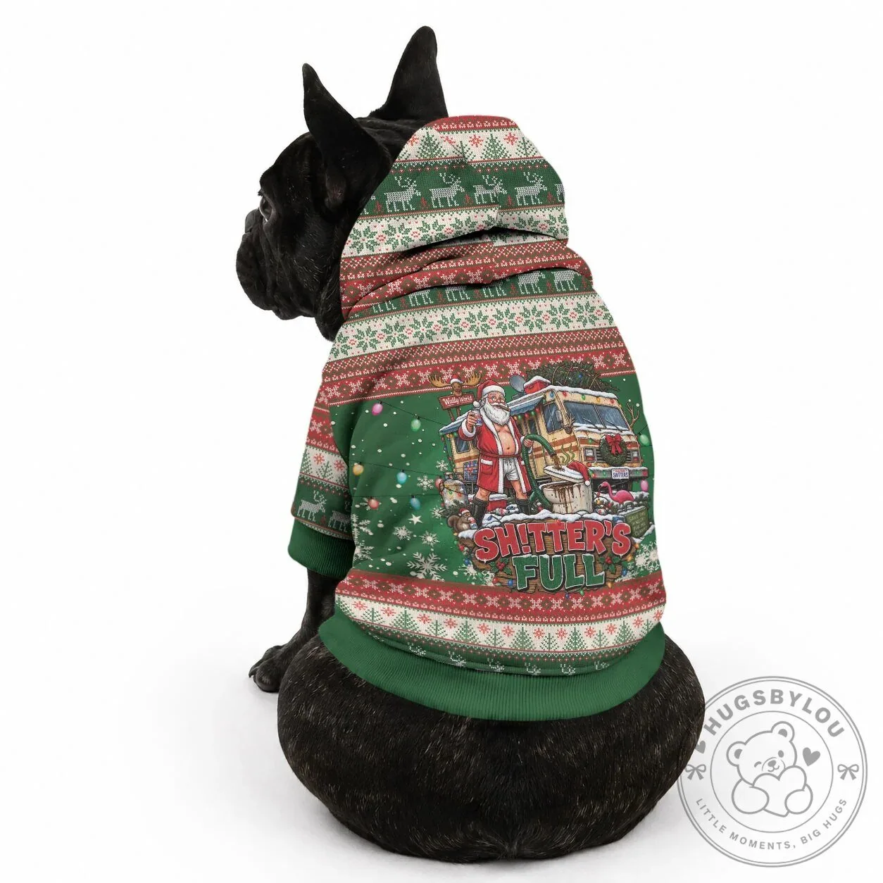 Christmas Vacation Shitter Was Full Ugly Sweater Pet Dog Hoodie 10 Christmas Vacation Shitter Was Full Ugly Sweater Pet Dog Hoodie