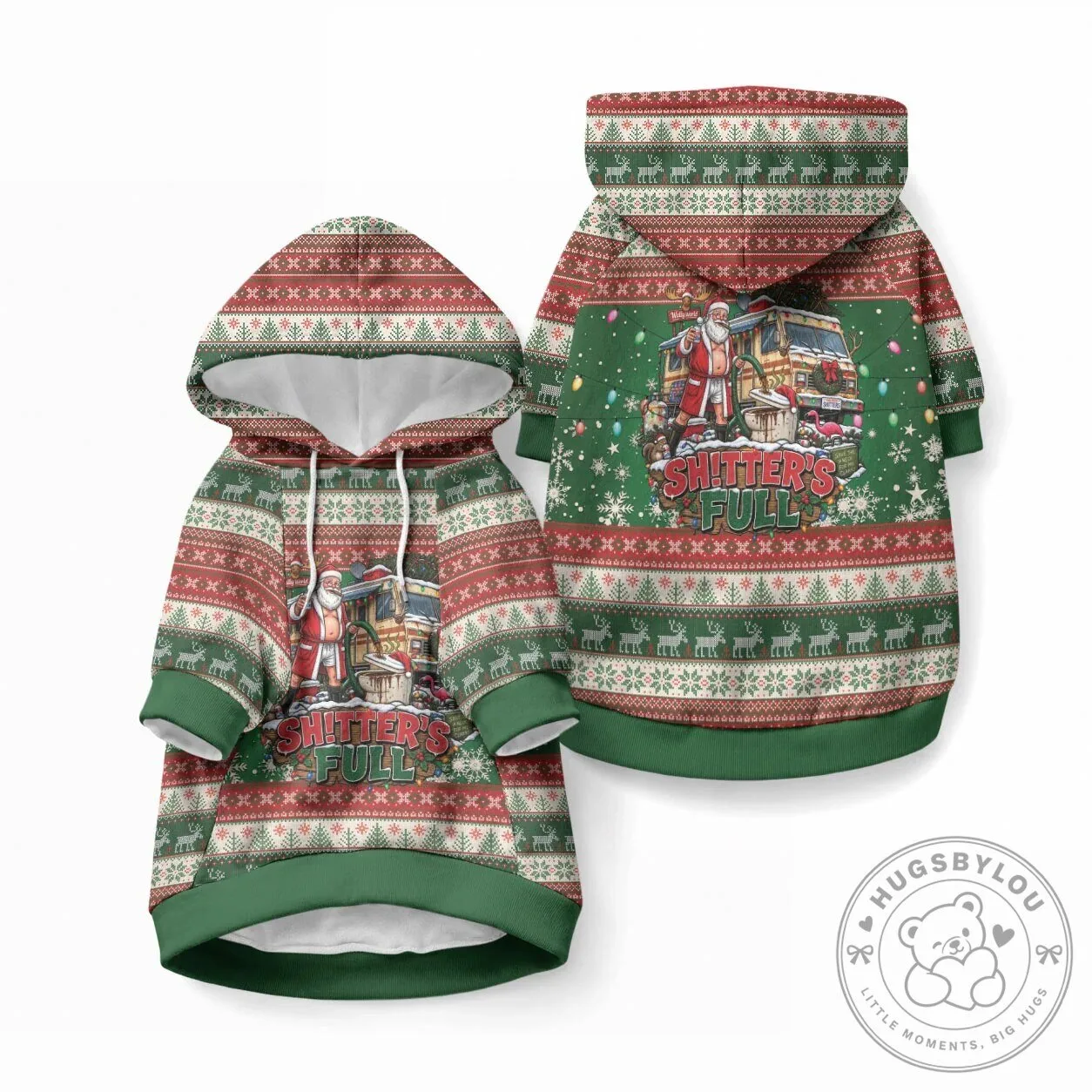 Christmas Vacation Shitter Was Full Ugly Sweater Pet Dog Hoodie 11 Christmas Vacation Shitter Was Full Ugly Sweater Pet Dog Hoodie