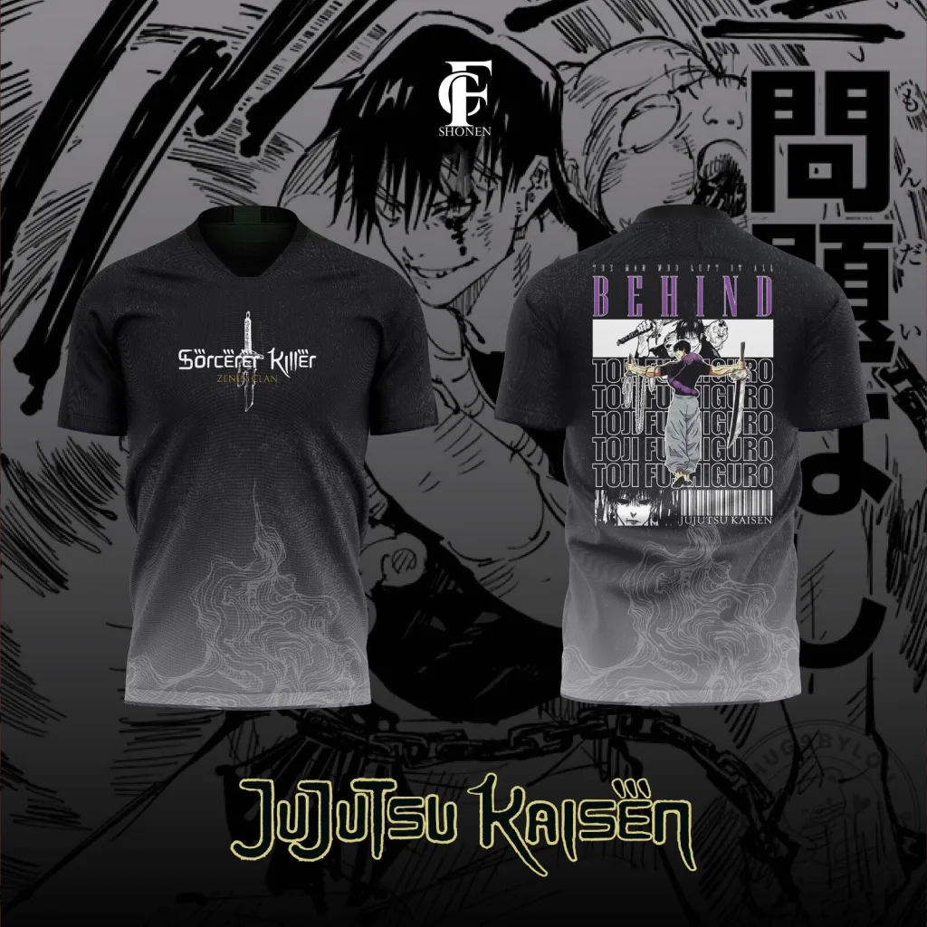 Jujutsu Kaisen Toji Fushiguro Sorcerer Killer Anime Jersey 17 Jujutsu Kaisen Toji Fushiguro Sorcerer Killer Anime Jersey