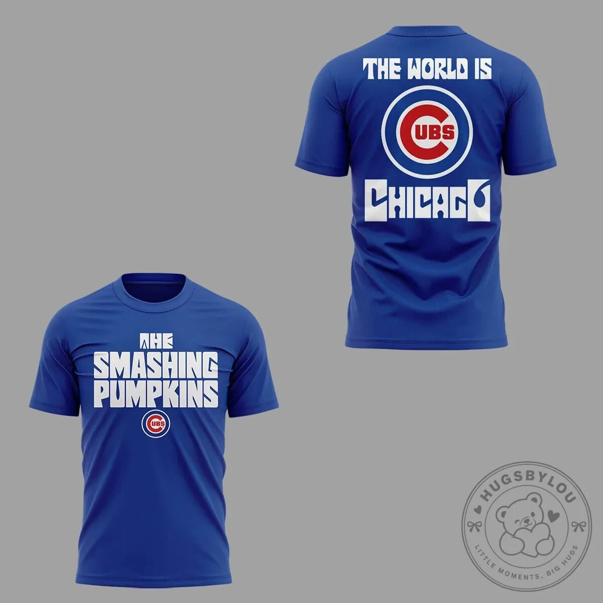 The Smashing Pumpkins Chicago Cubs Band Logo Blue Fan T-Shirt 7 The Smashing Pumpkins Chicago Cubs Band Logo Blue Fan T-Shirt