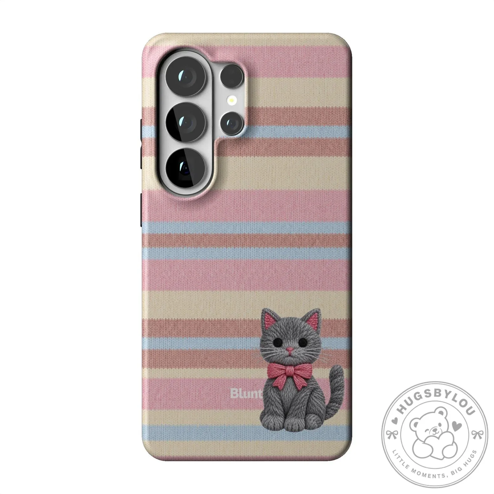 Cute Gray Kitten Pink Striped Pattern Samsung Galaxy Phone Case 19 Cute Gray Kitten Pink Striped Pattern Samsung Galaxy Phone Case