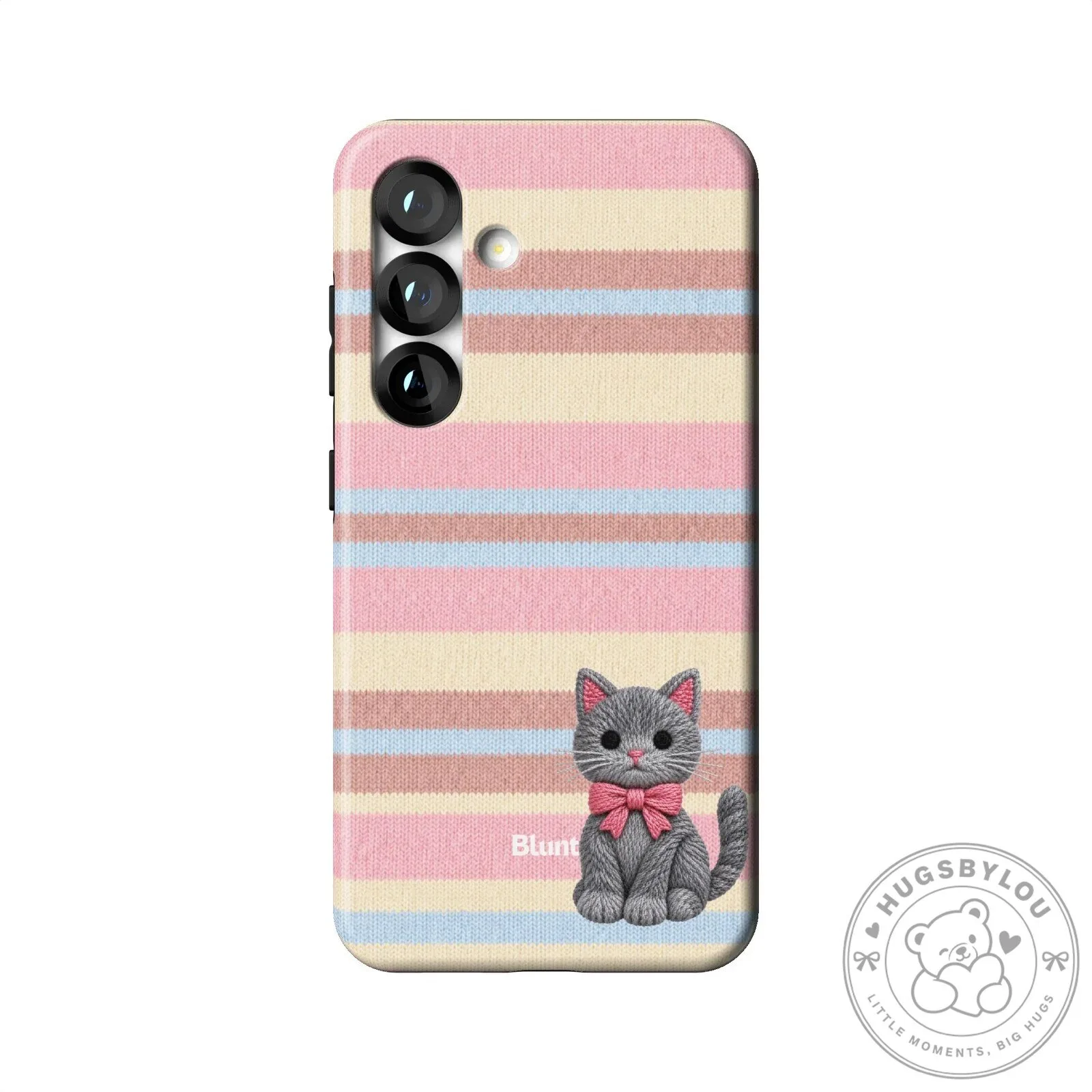 Cute Gray Kitten Pink Striped Pattern Samsung Galaxy Phone Case 20 Cute Gray Kitten Pink Striped Pattern Samsung Galaxy Phone Case