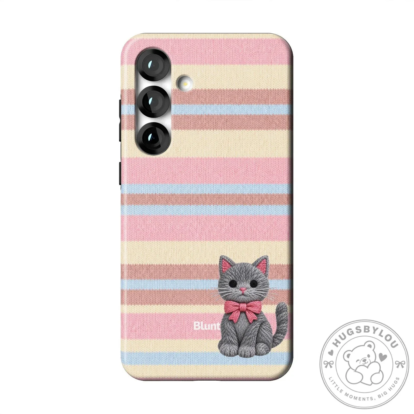 Cute Gray Kitten Pink Striped Pattern Samsung Galaxy Phone Case 21 Cute Gray Kitten Pink Striped Pattern Samsung Galaxy Phone Case
