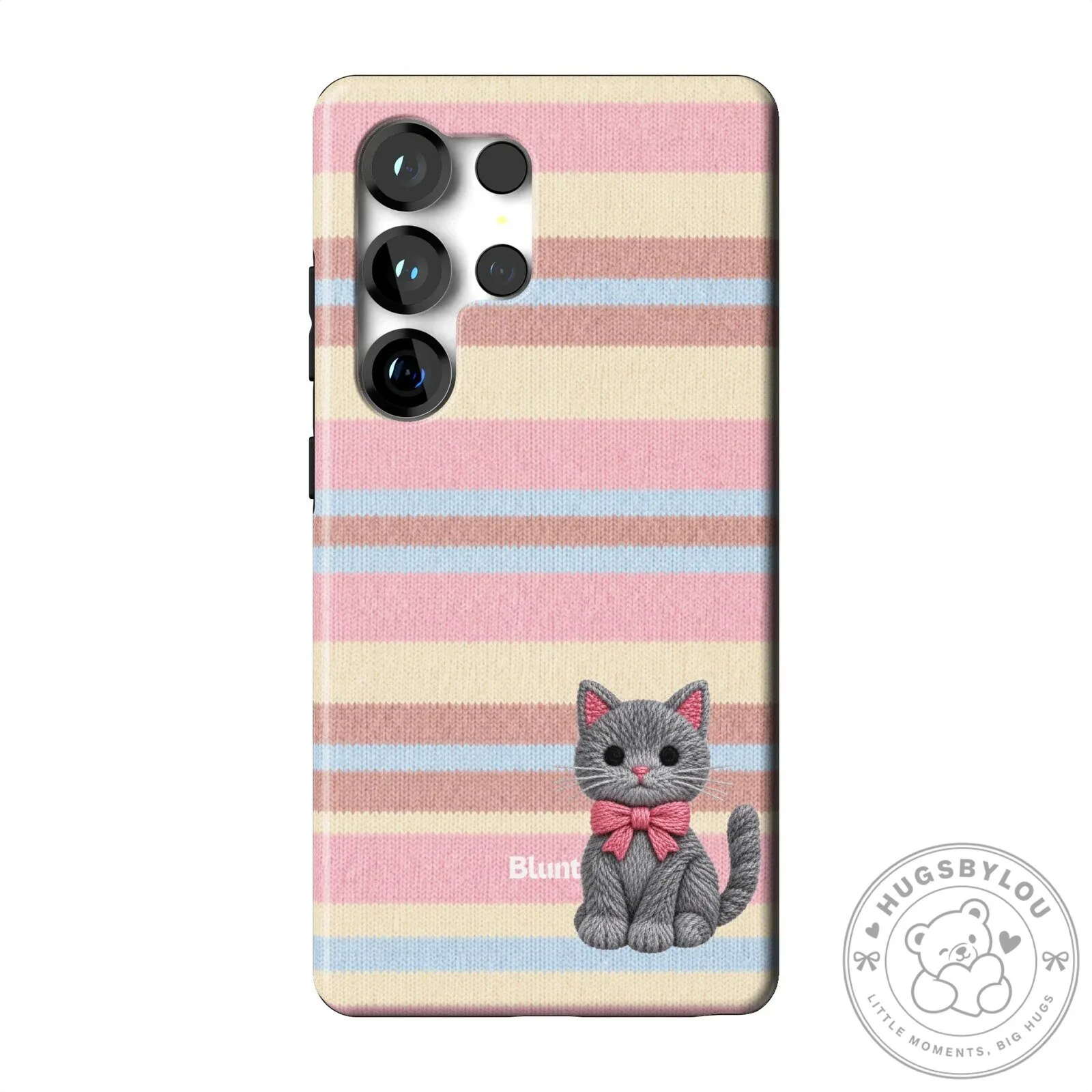 Cute Gray Kitten Pink Striped Pattern Samsung Galaxy Phone Case 22 Cute Gray Kitten Pink Striped Pattern Samsung Galaxy Phone Case