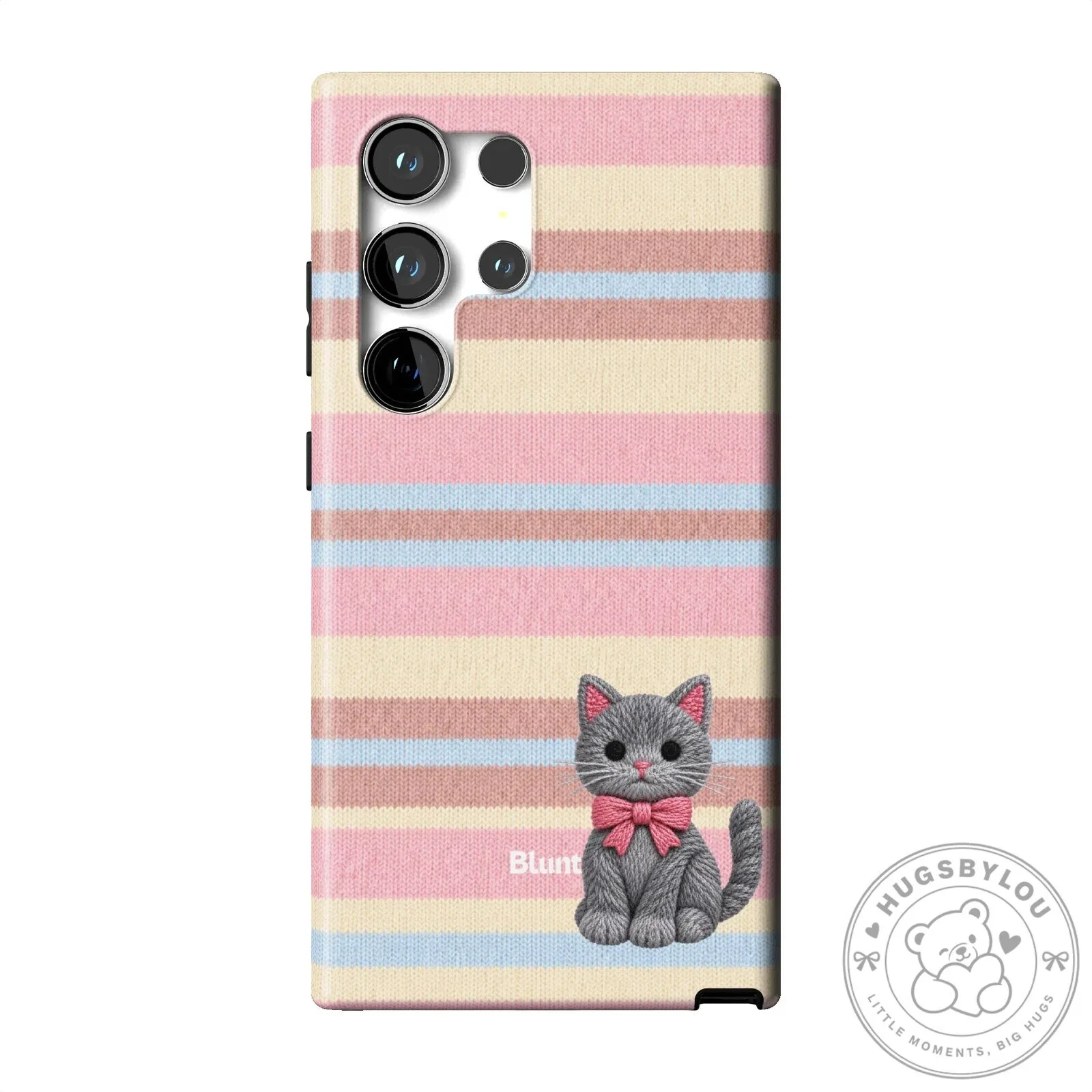 Cute Gray Kitten Pink Striped Pattern Samsung Galaxy Phone Case 25 Cute Gray Kitten Pink Striped Pattern Samsung Galaxy Phone Case