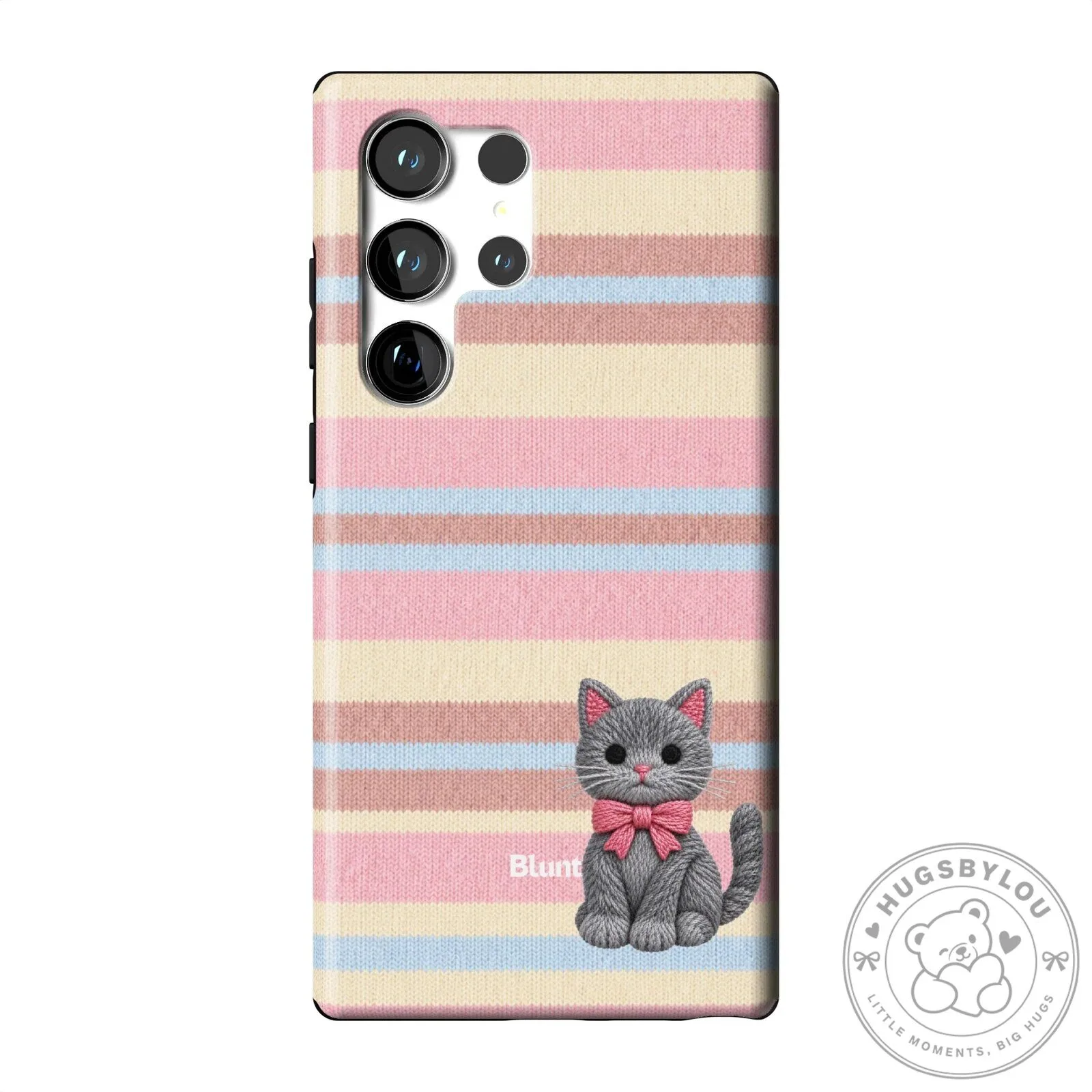 Cute Gray Kitten Pink Striped Pattern Samsung Galaxy Phone Case 28 Cute Gray Kitten Pink Striped Pattern Samsung Galaxy Phone Case