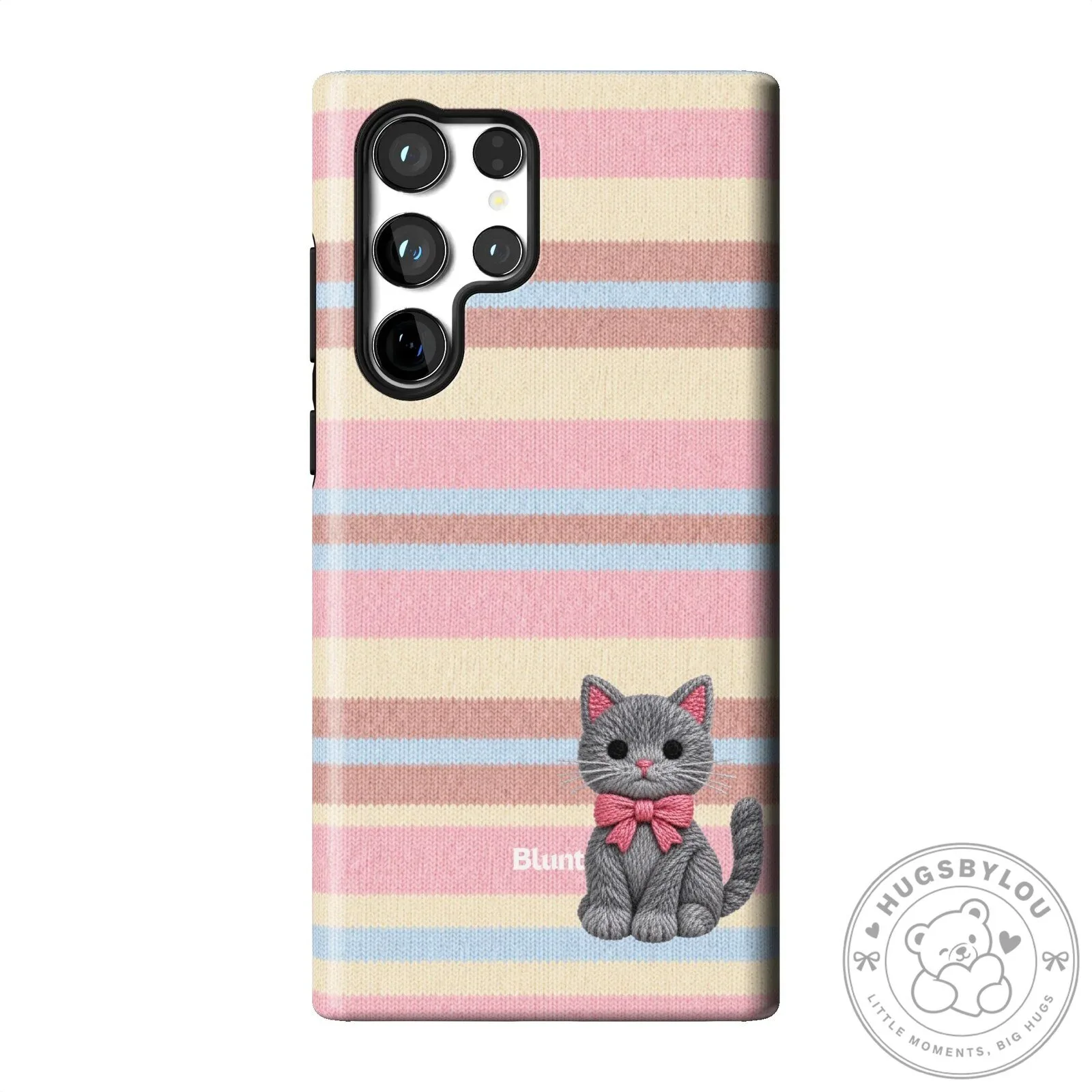 Cute Gray Kitten Pink Striped Pattern Samsung Galaxy Phone Case 31 Cute Gray Kitten Pink Striped Pattern Samsung Galaxy Phone Case