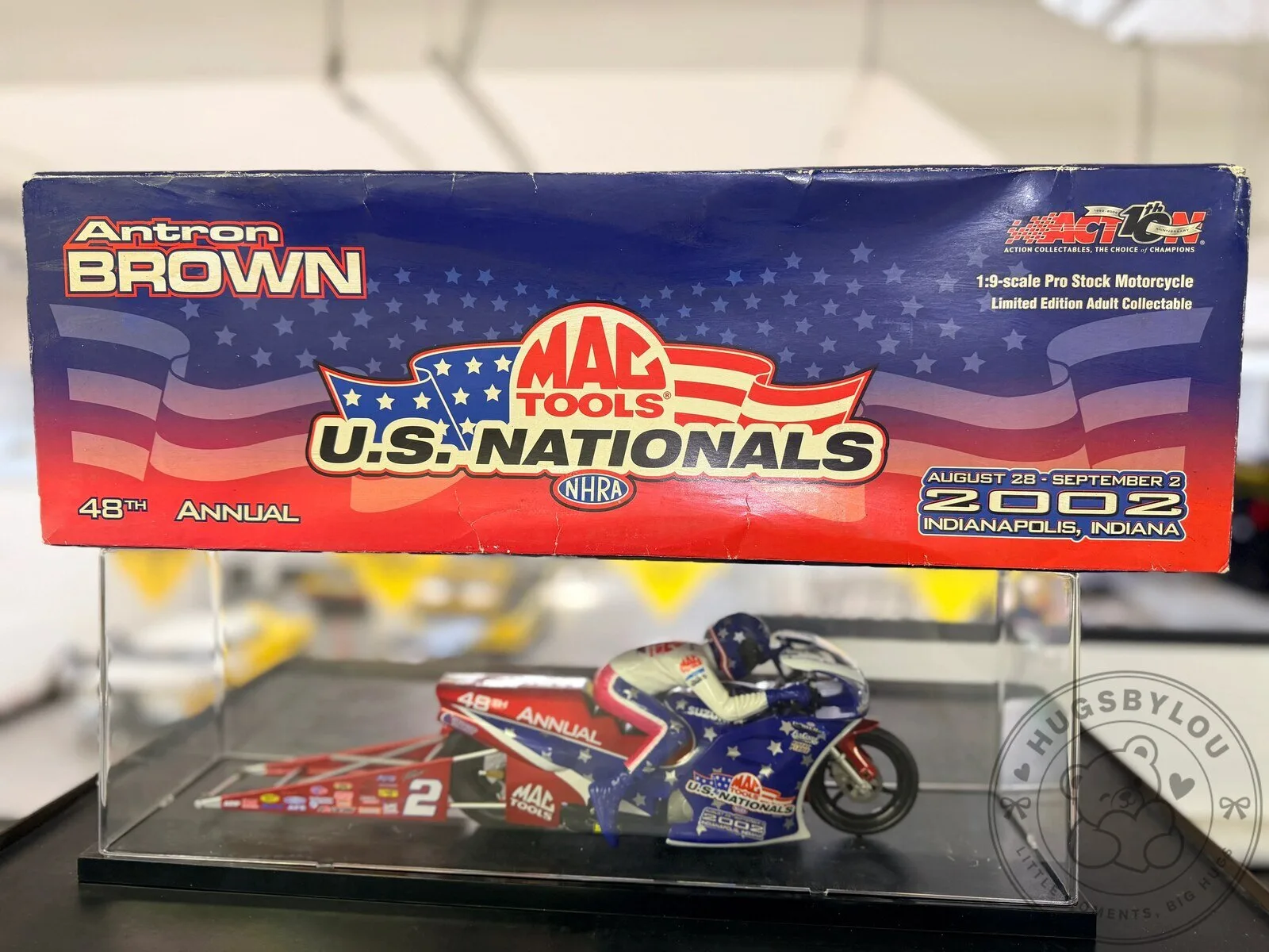 Antron Brown 2002 MAC Tools U.S. Nationals Pro Stock Motorcycle Diecast Model
