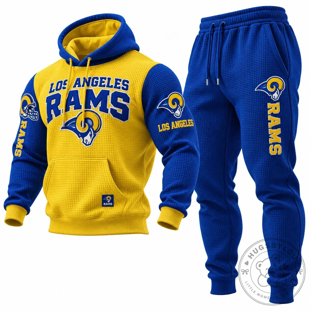 Los Angeles Rams Waffle Knit Hoodie for Men and Women